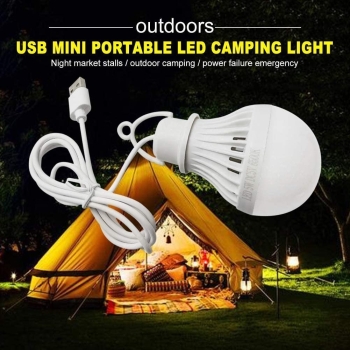 Przenośna lampa kempingowa LED USB 7W [13200000433]
